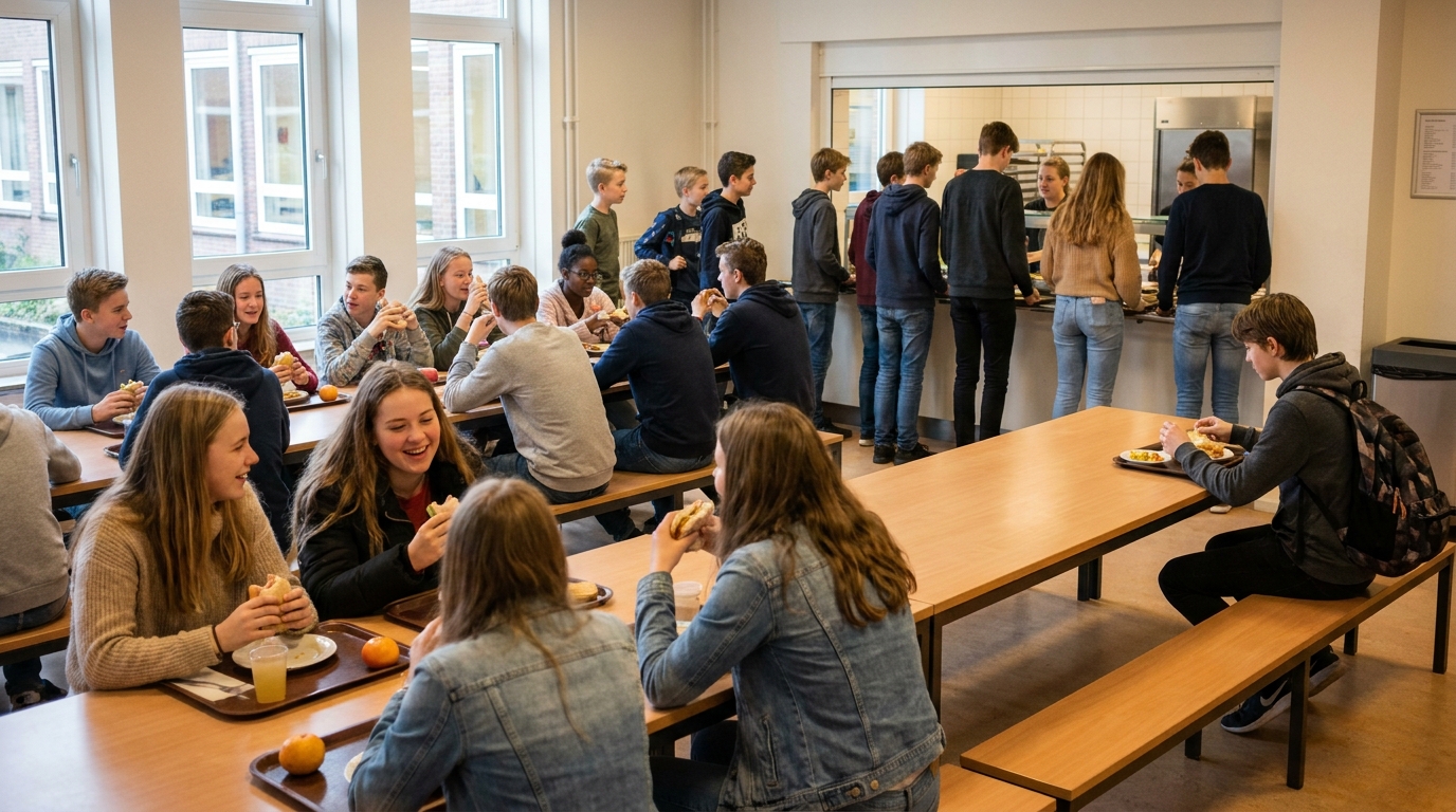 In de Kantine